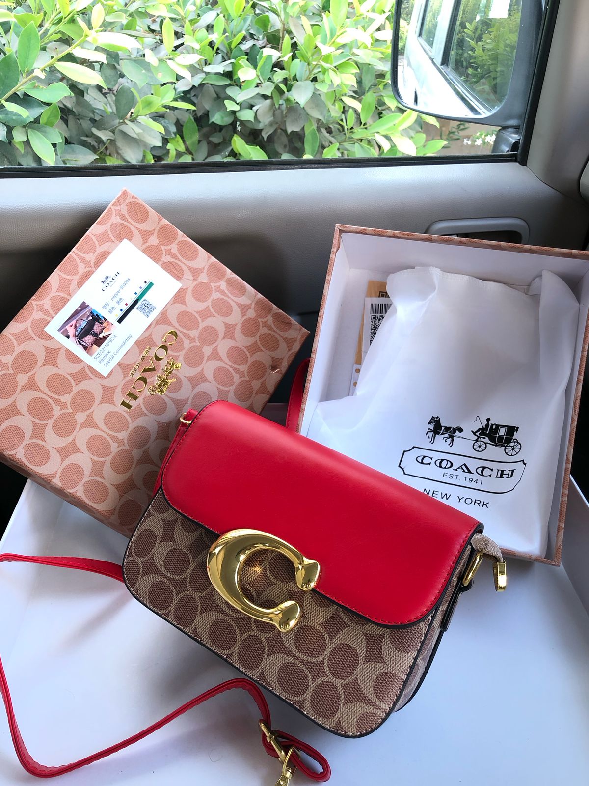 COACH Handbag with Brand box