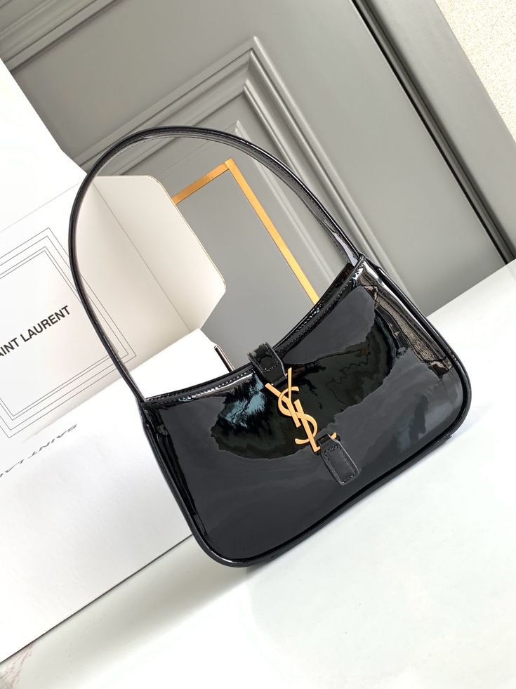 YSL HOBO Patent Leather