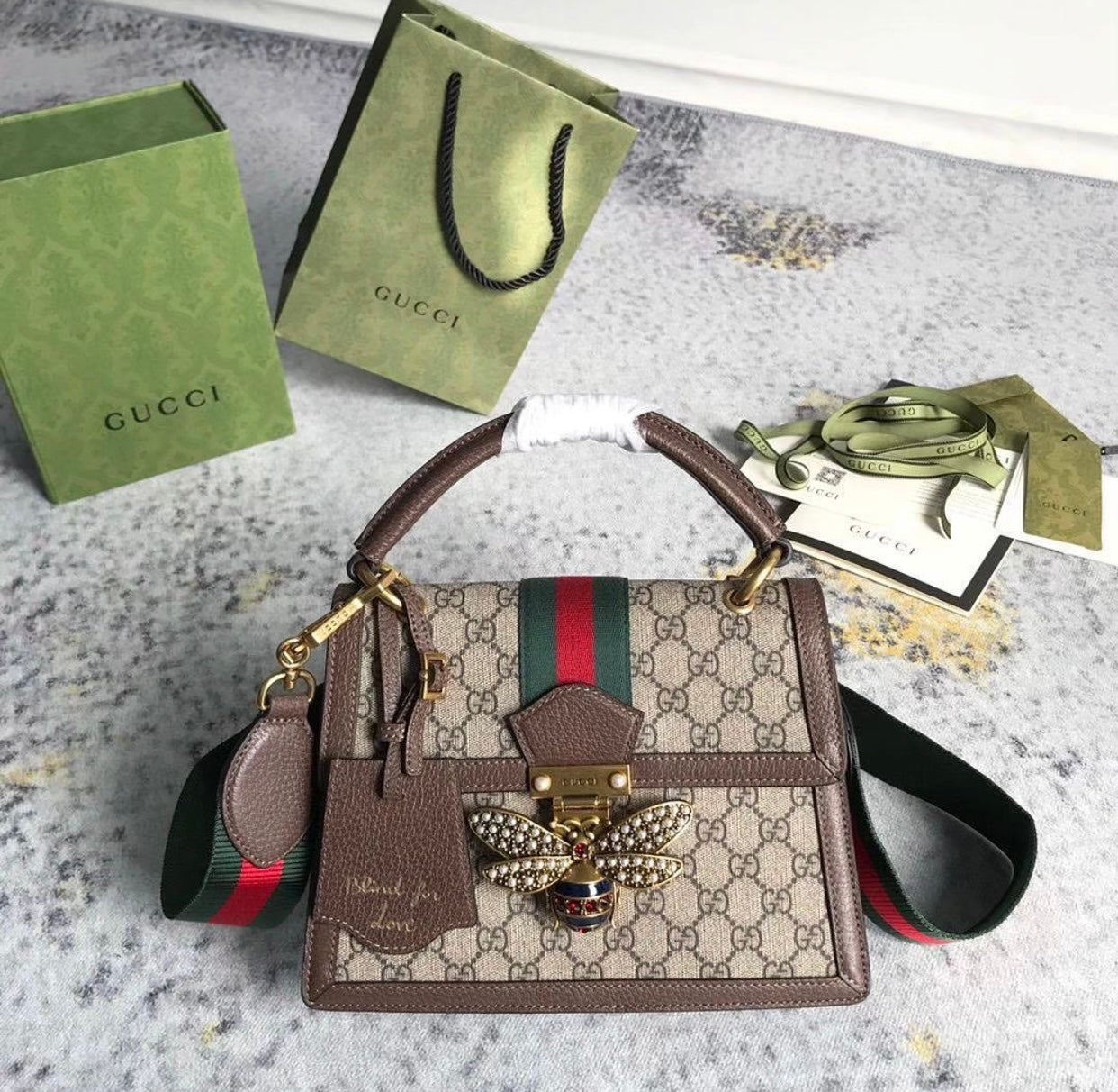 GUCCI Queen Margaret Bag with brand box