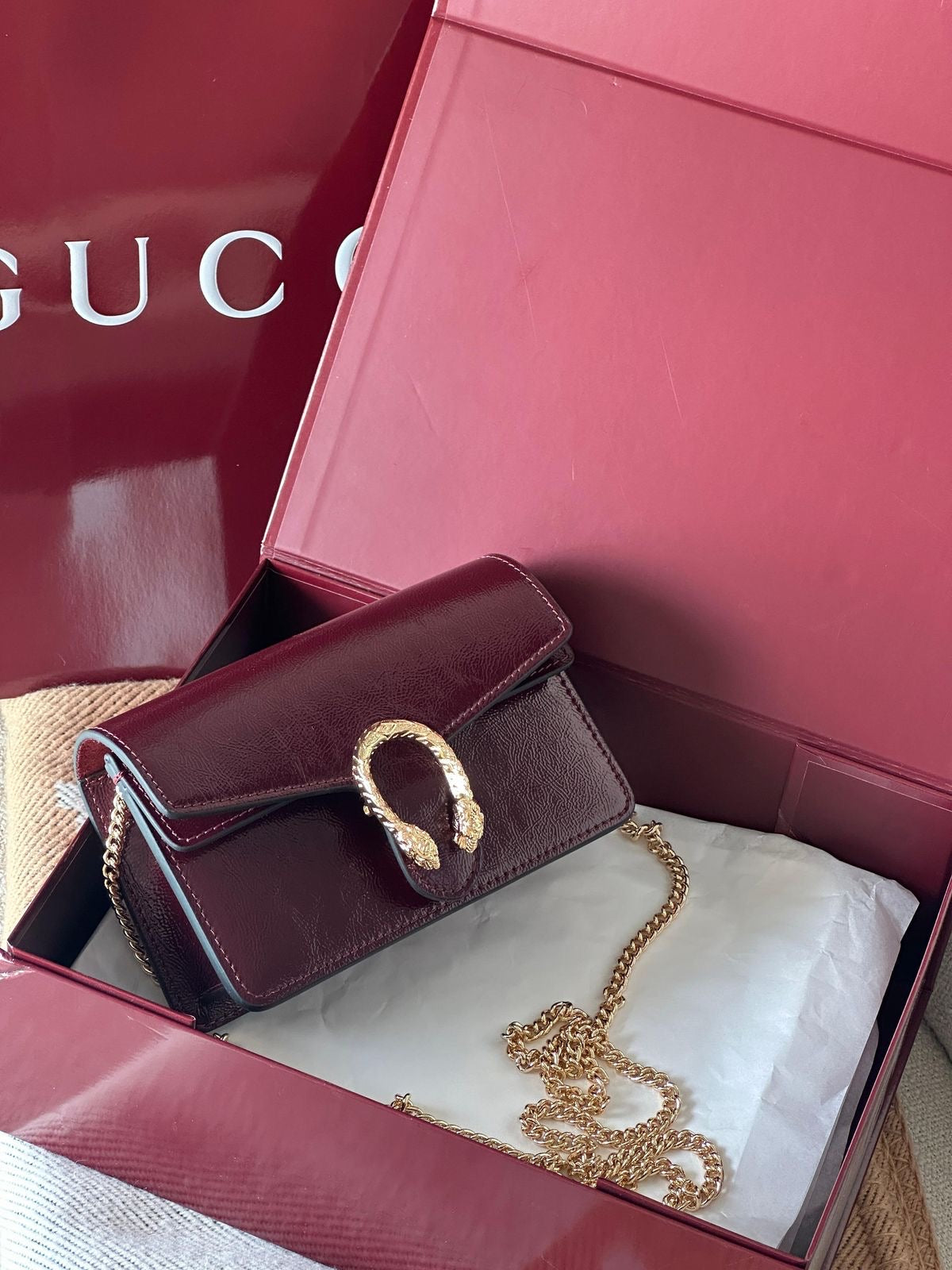 GUCCI Mini Dionysus bag with brand box