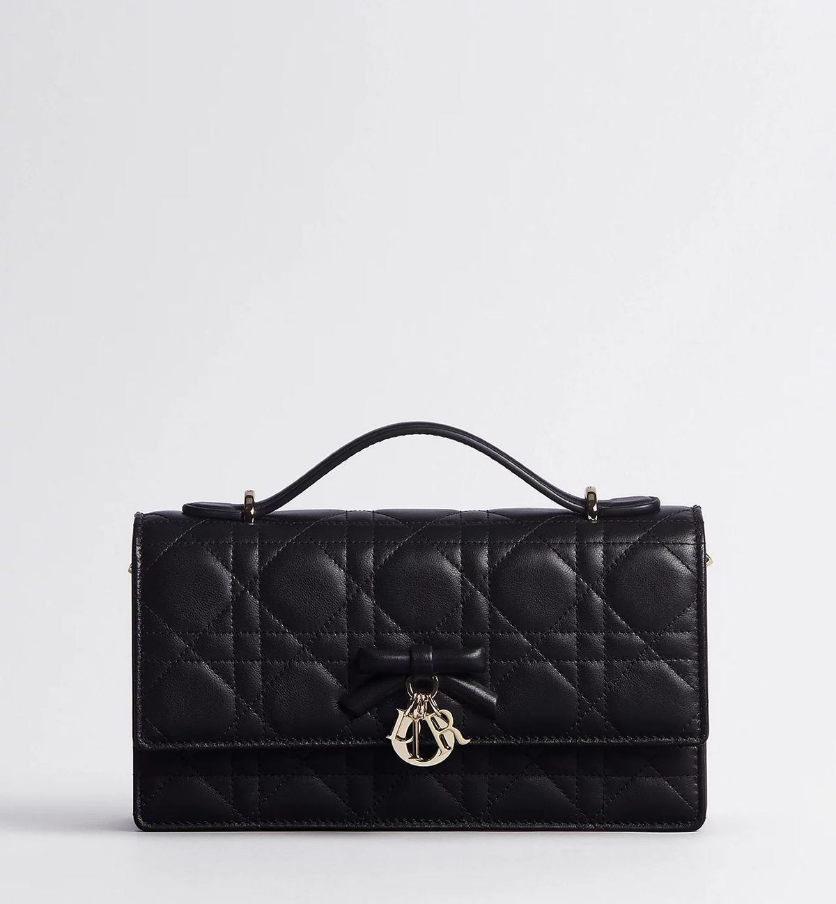 Dior mini Soupir cannage Bag-genuine leather