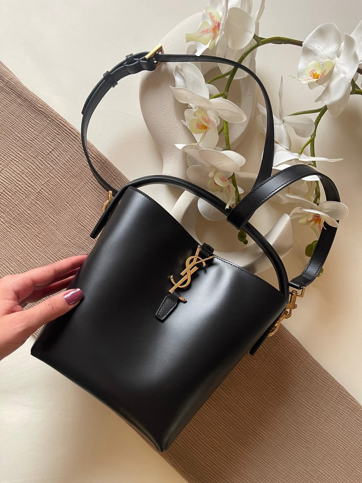 YSL Bucket Bag with brand box