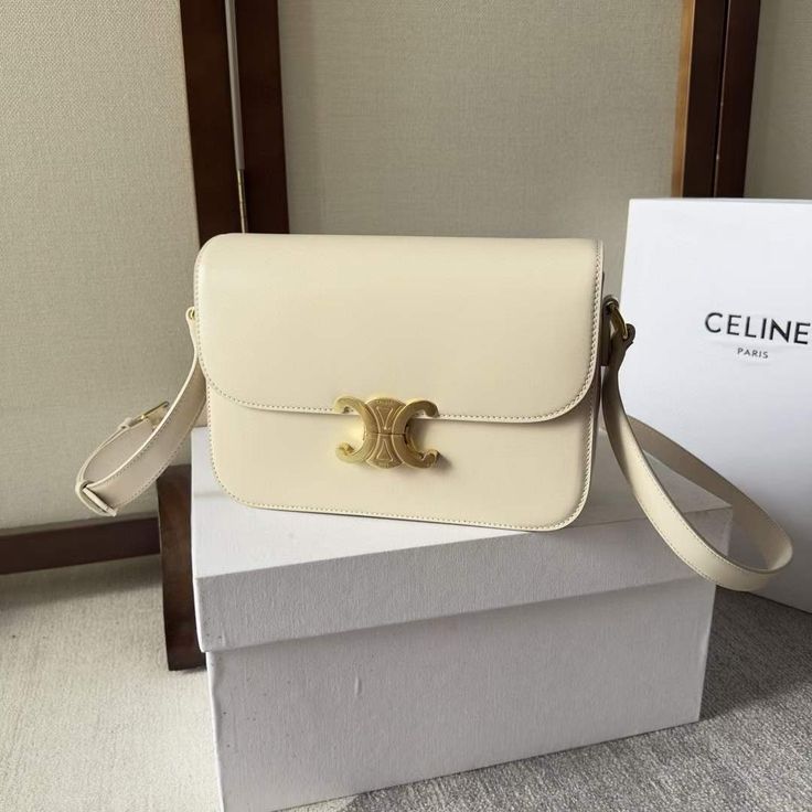 CELINE Triomphe Bag with Brand Box