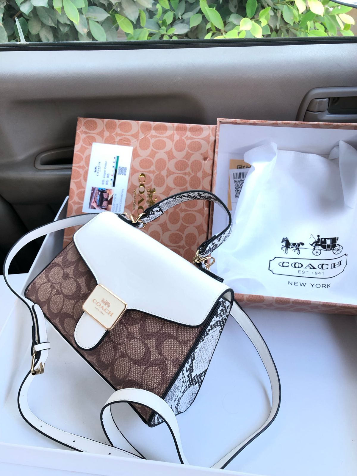 COACH Handbag with brand box