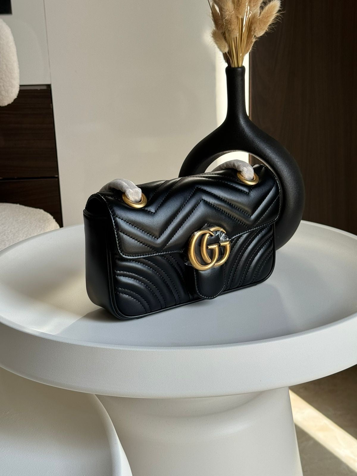 Gucci Marmot with Brand Box-Genuine leather