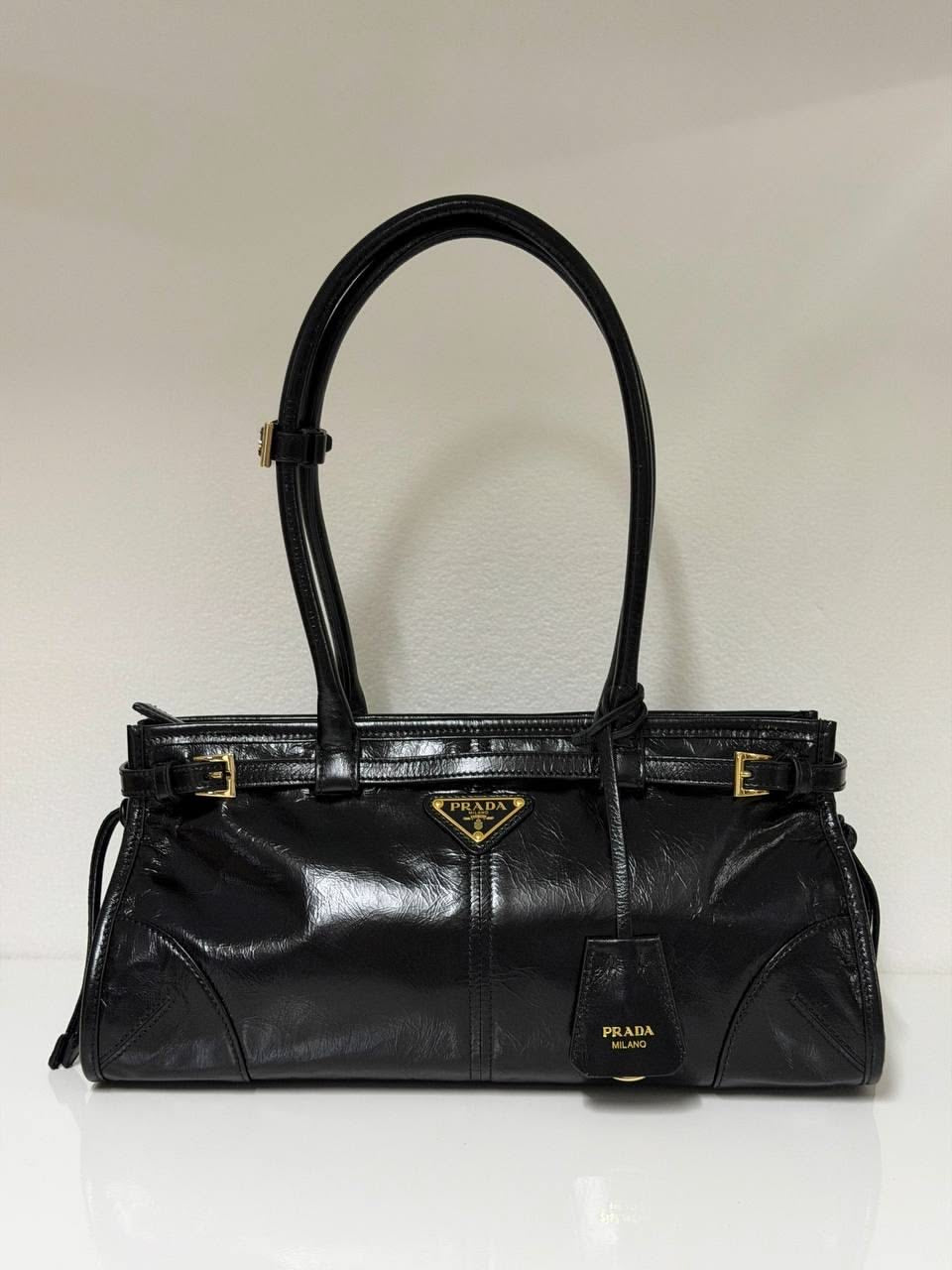 Prada Bonnie with brand box-genuine leather