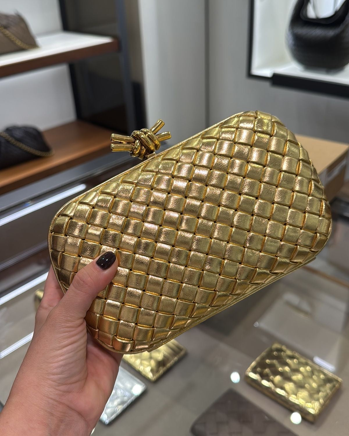 Bottega Veneta Clutch with brand box