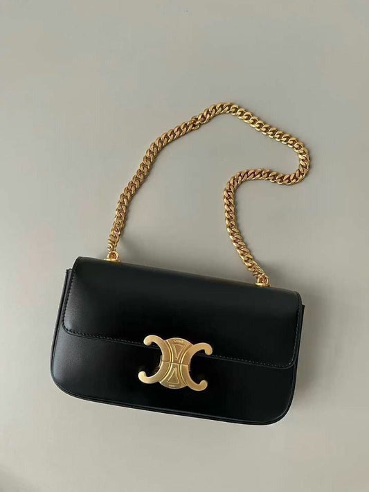 CELINE Triomphe shoulder bag with brand Box