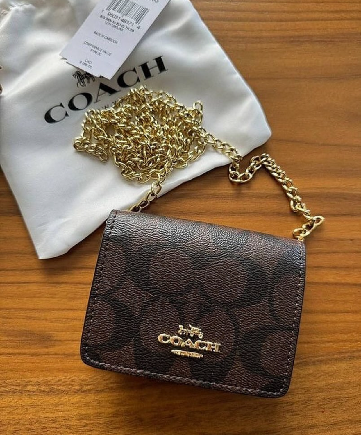 COACH Chain wallet