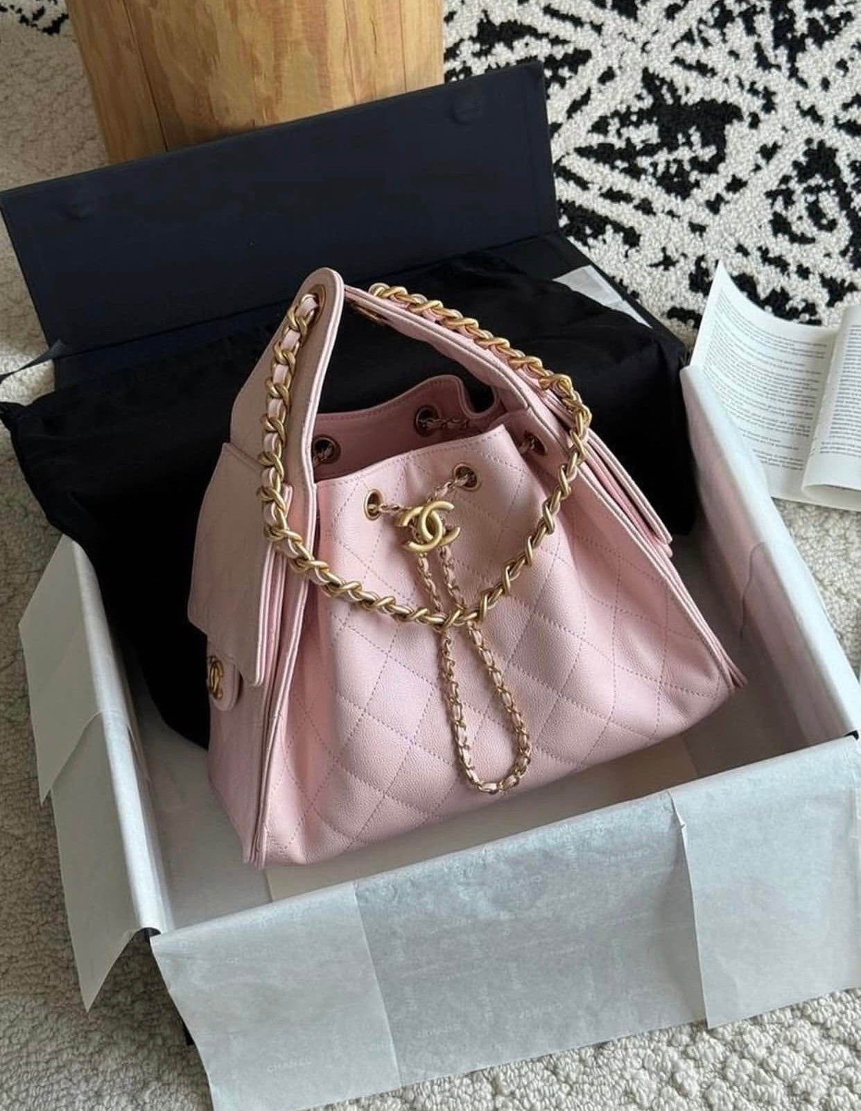 CHANEL Hobo With Complete Pakaging