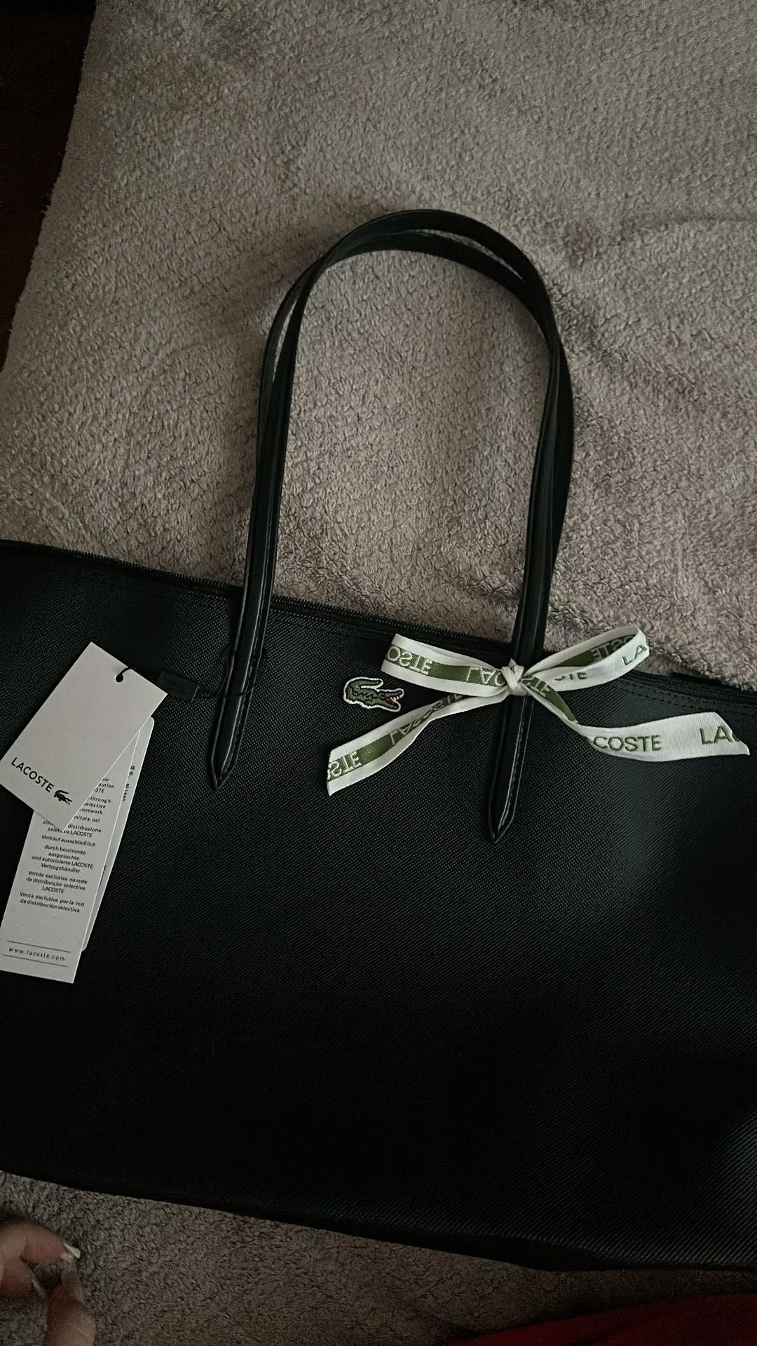 Lacoste Large Tote Bag