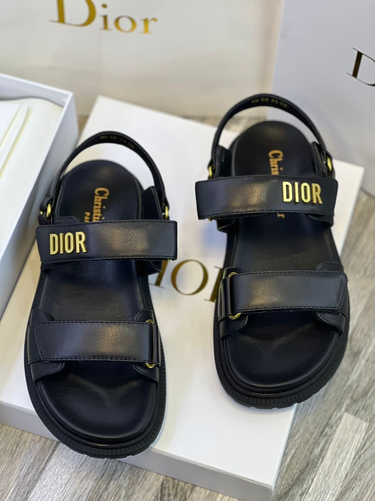 Christian Dioract Sandles with box