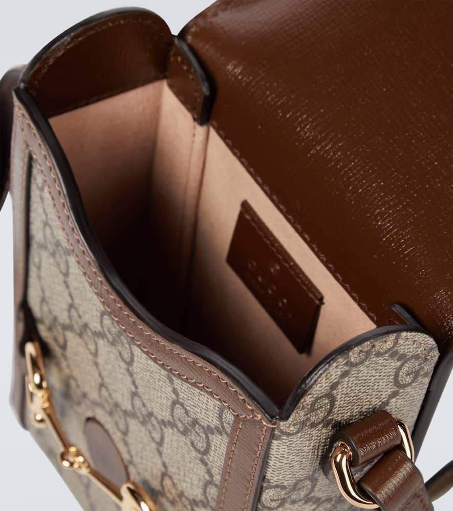 Gucci Horsebit mini crossbody bag-genuine leather