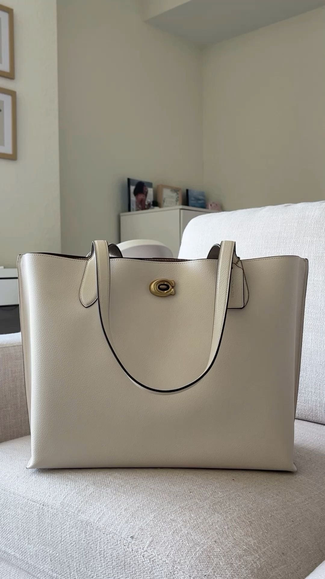 Coach Willow large tote with brand box