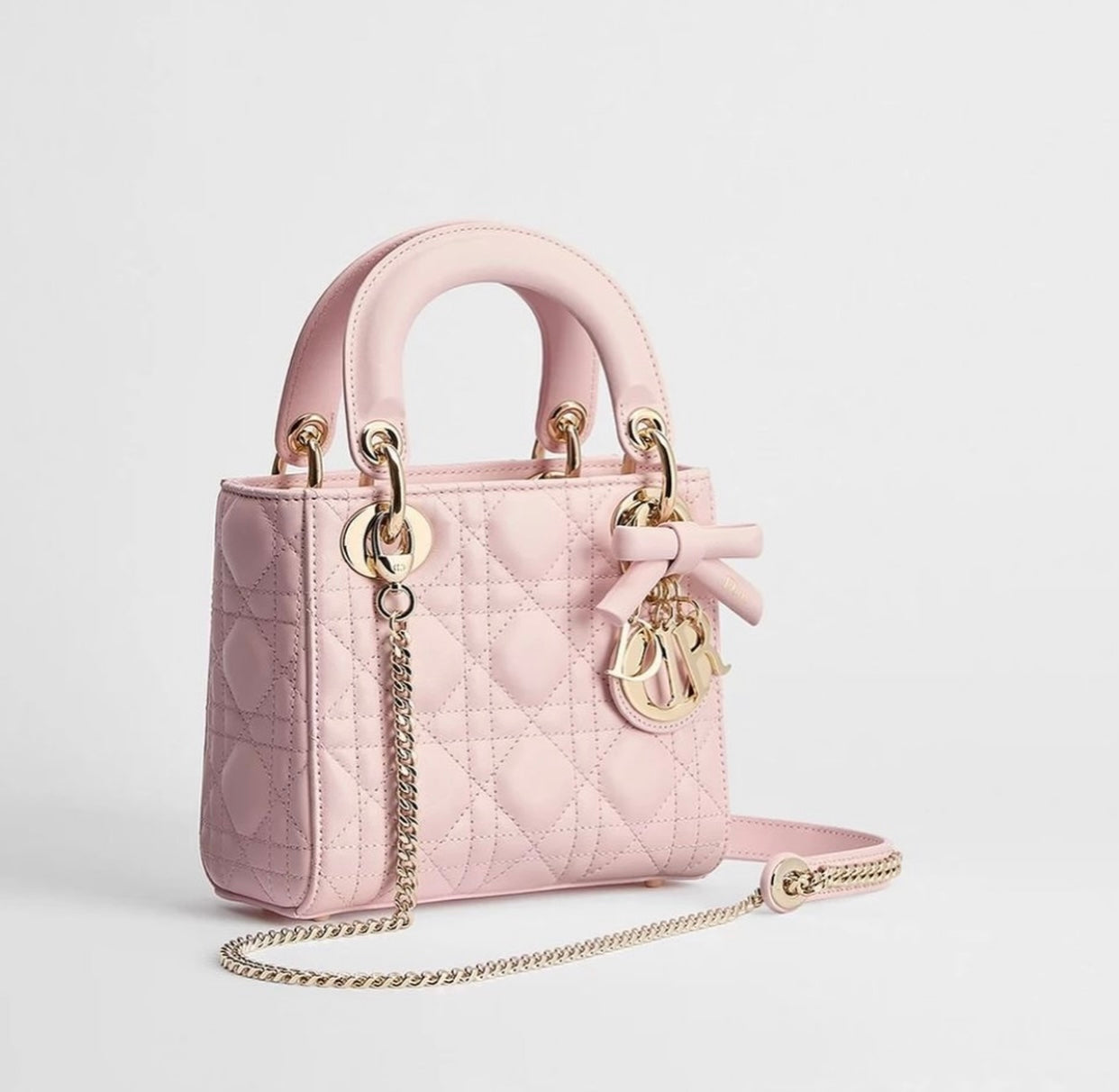 Christian Dior lady Cannage with genuine leather