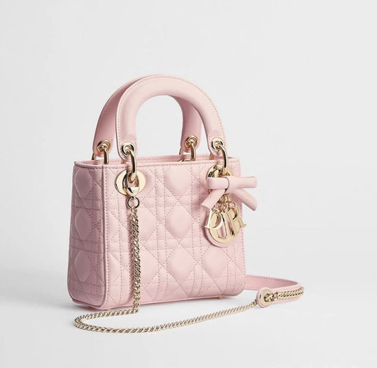 Christian Dior lady Cannage with genuine leather