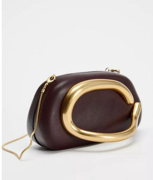 Zara Bolsa Clutch with Brand box