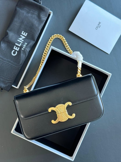 CELINE Triomphe shoulder bag with brand Box