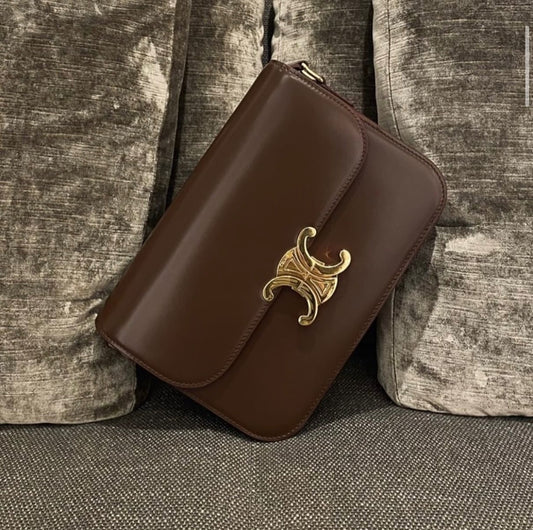 CELINE Medium Triomphe Shoulder bag with Brand Box