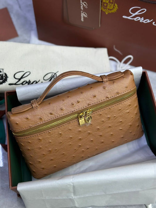 Loro piana Ostrich Leather with brand box
