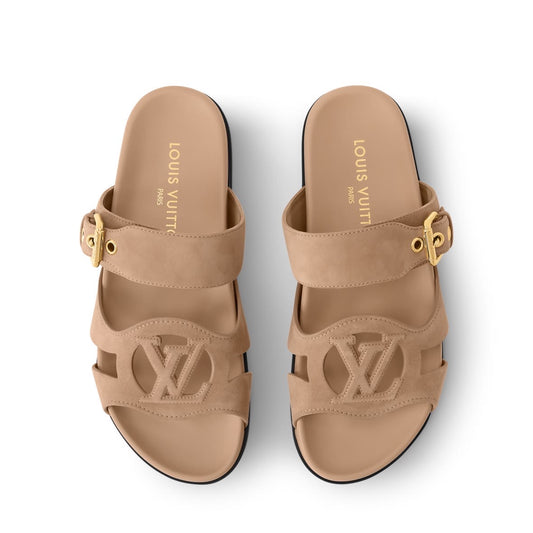 Lv isolo Comfort mules with brand box