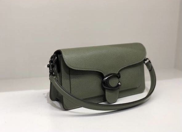 Coach Quilted 26 with brand box-genuine leather