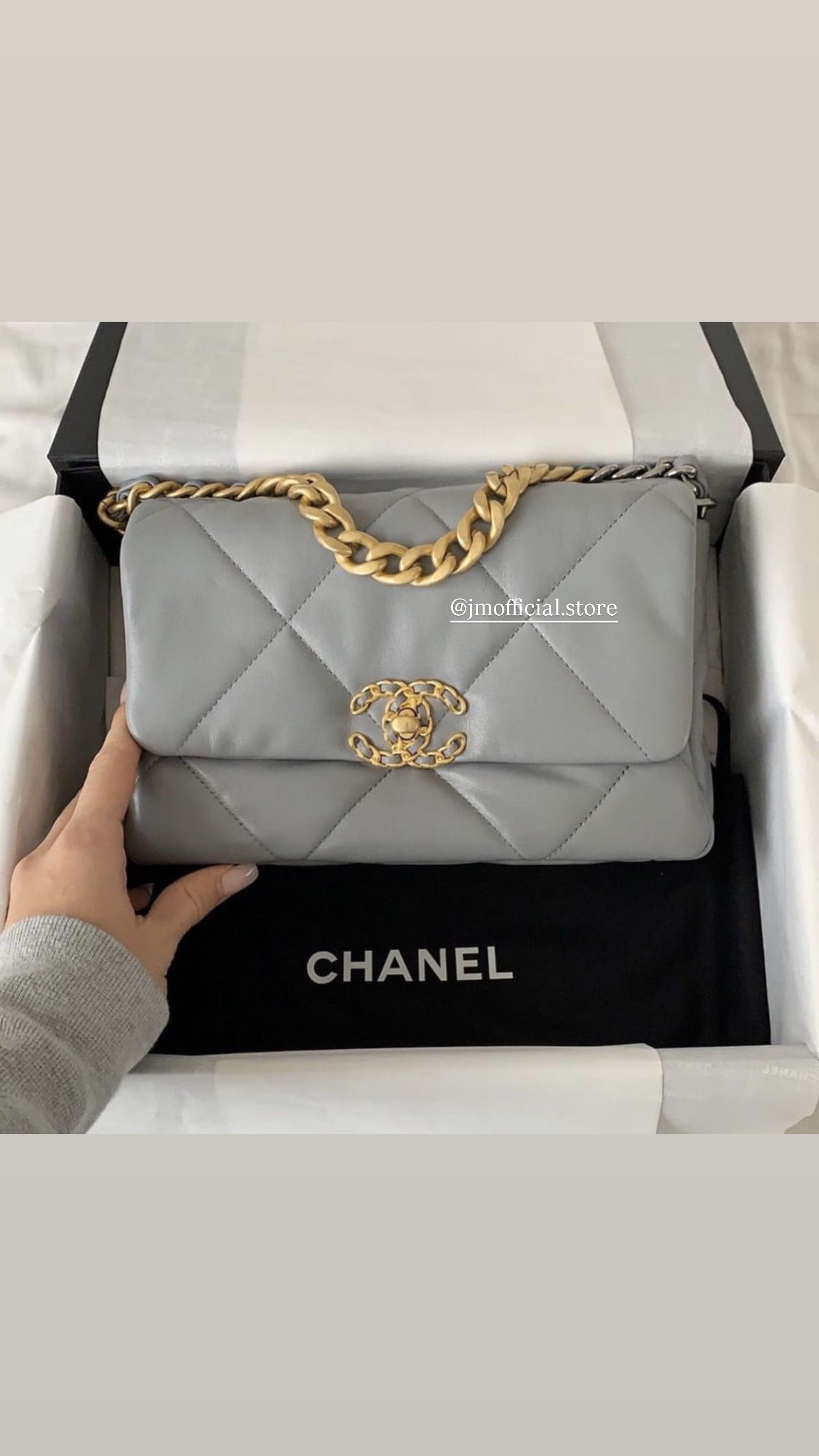 Chanel Flap 19 with Lambskin -Coded Bag