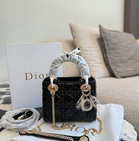 Christian Dior lady bag with brand box-Small