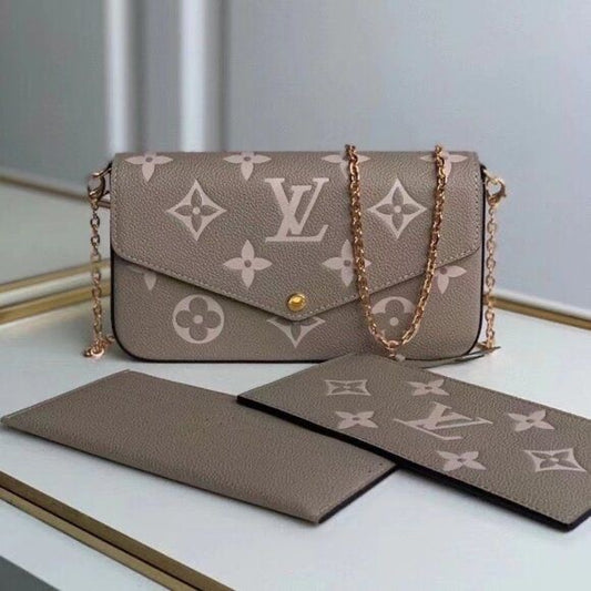 LV Felicie Pochette Monogram with brand box