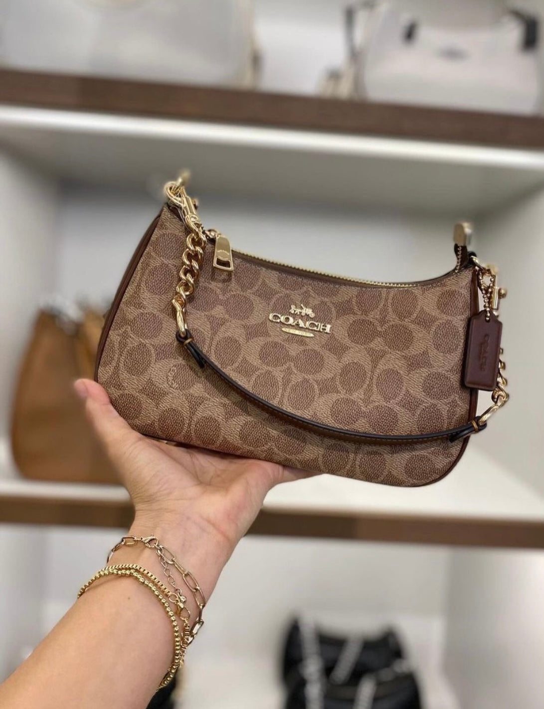 COACH Terri Shoulder bag with brand box