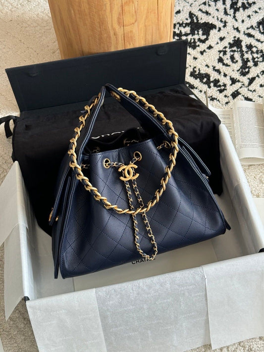 CHANEL Hobo 25 with complete packaging