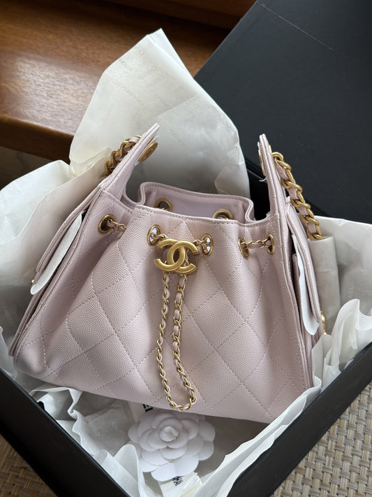 Chanel Hobo 25 Small with premium packaging-genuinely leather