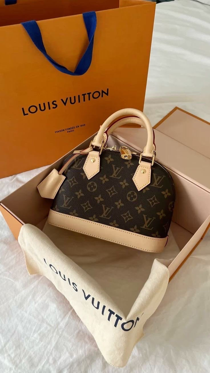 Lv Alma BB Small with Brand box-genuine leather