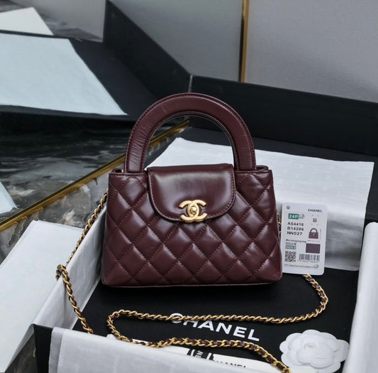 CHANEL Kelly mini Handbag with brand Box