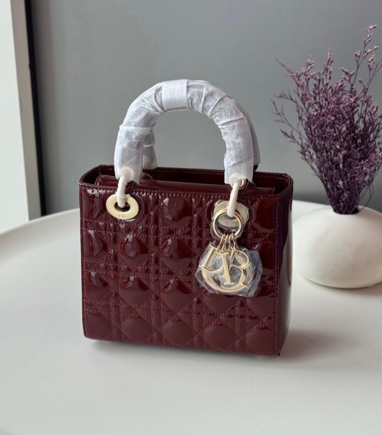 Lady Dior Patent leather with box
