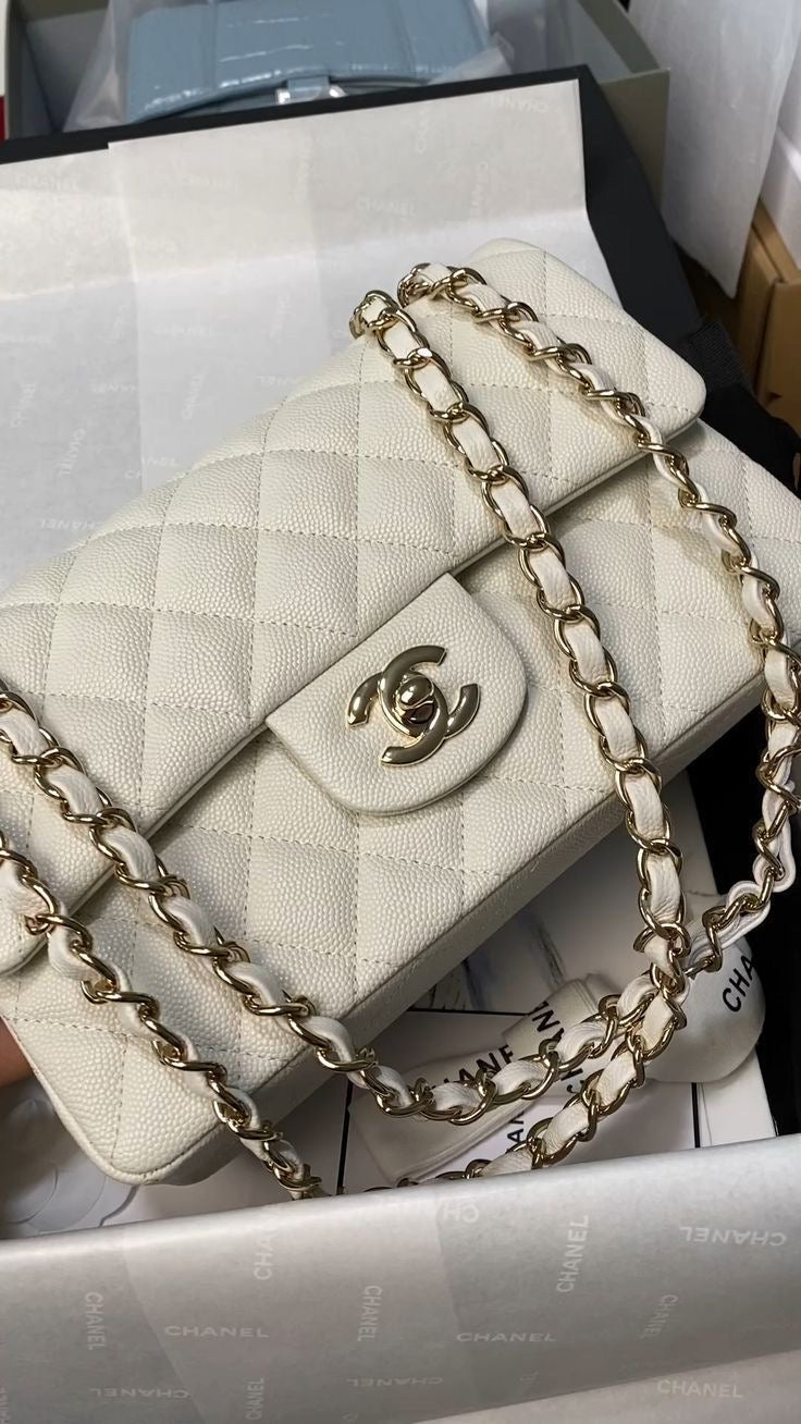 CHANEL Classic Flap bag with Brand box