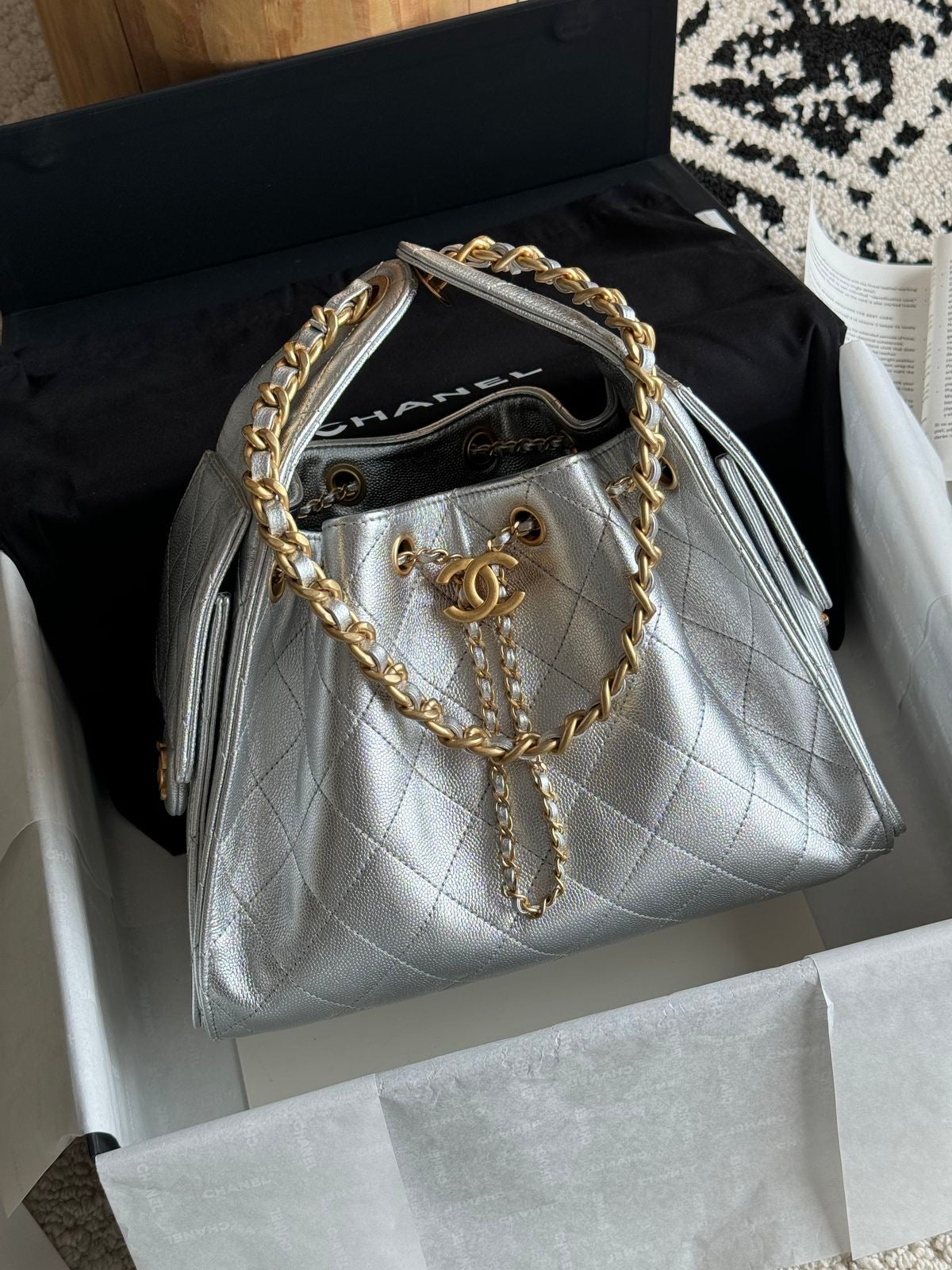 CHANEL Hobo with Complete Pakaging