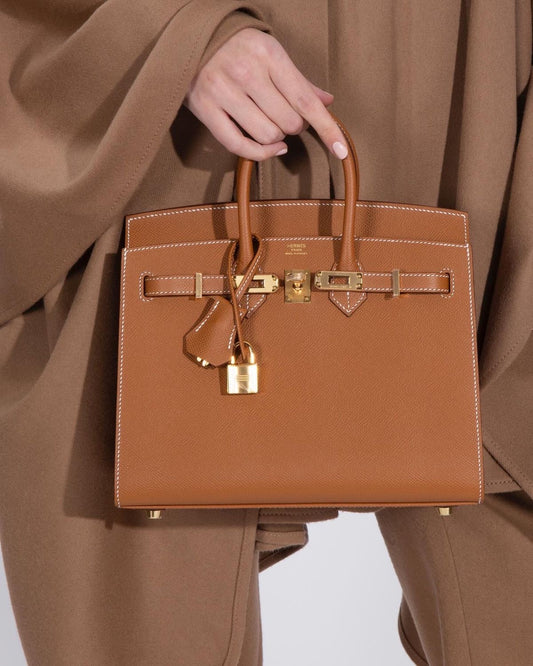 HERMES Birkin 25- Genuine Leather with premium packaging