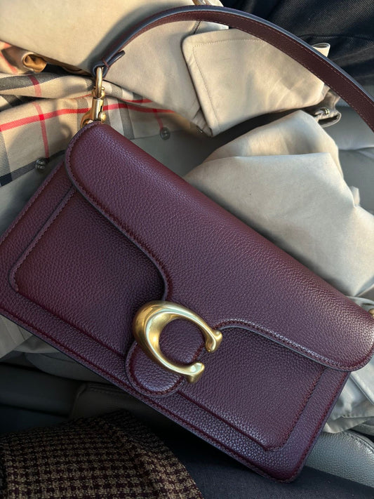 Coach Tabby 26 with brand box-genuine leather