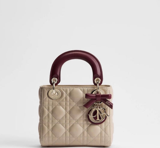 Christian lady Dior Cannage small with brand box