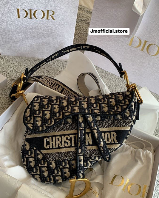 DIOR Monogram Saddle Bag