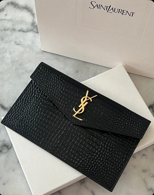 Ysl uptown pouch with brand box