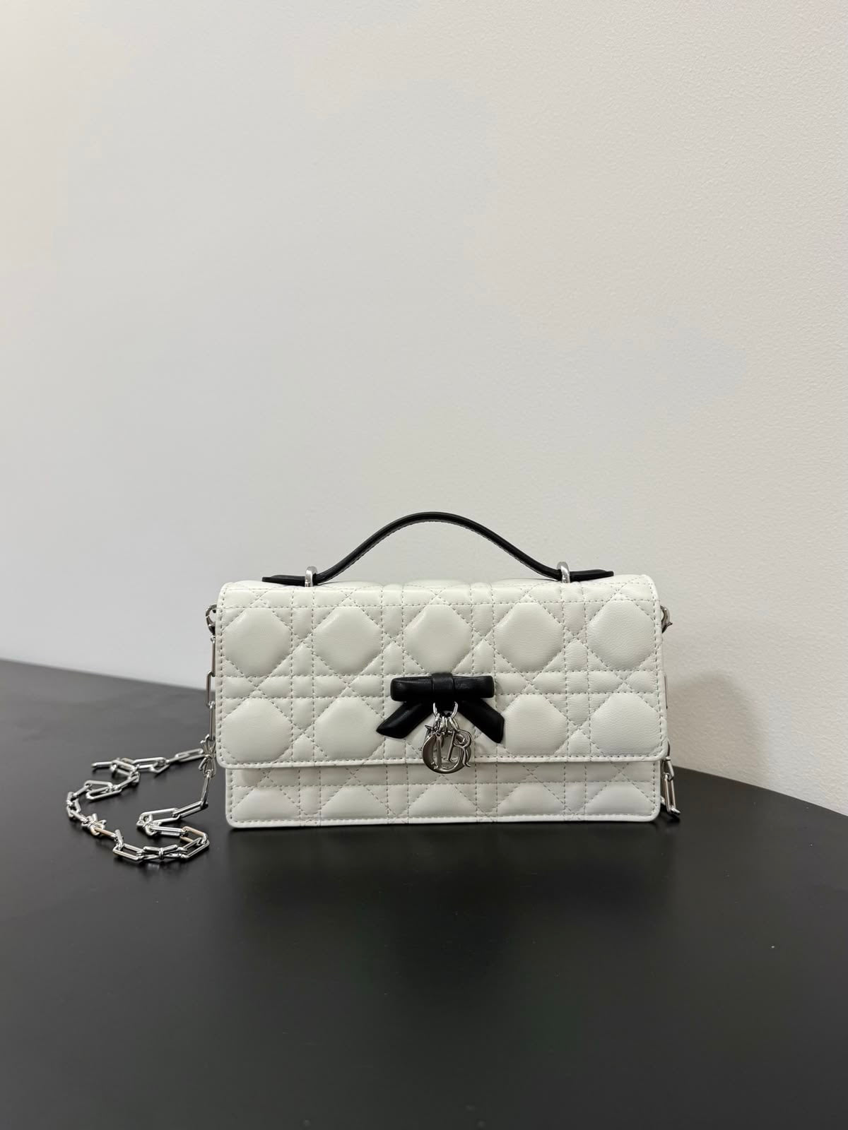 Dior mini soupir Cannage -genuine leather