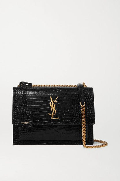 YSL Sunset Crocodile embossed with brand box