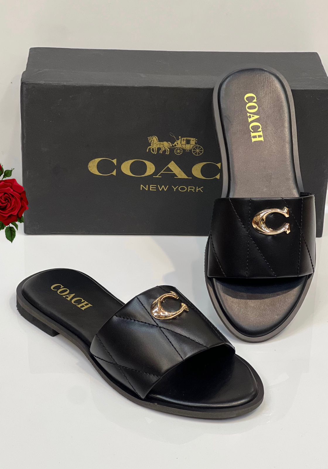 Coach Flat Slippers