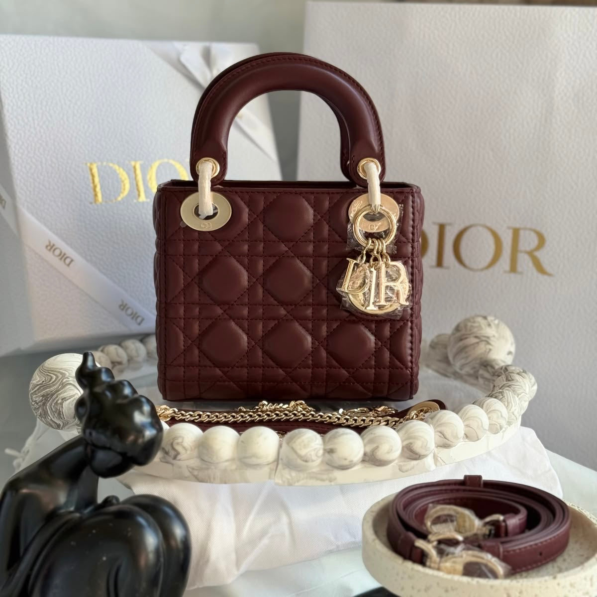 Christian Dior Lady Dior small with brand box-premium