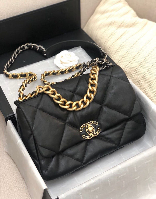 Chanel Flap 19 with Lambskin-Coded bag