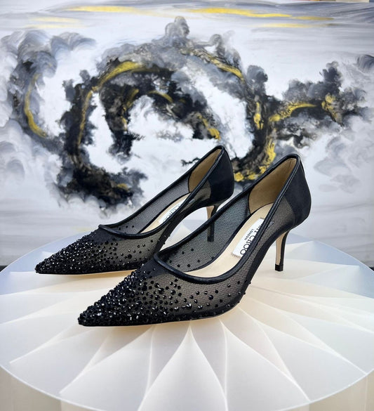 Jimmy Choo Midnight Black Heel