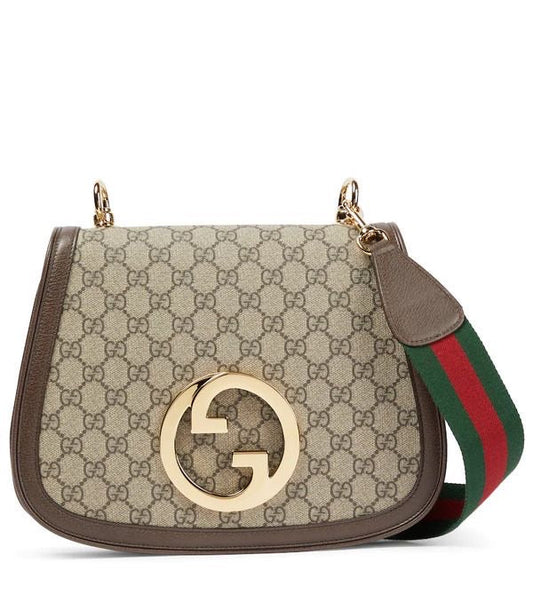 Gucci GG Supreme-genuine leather