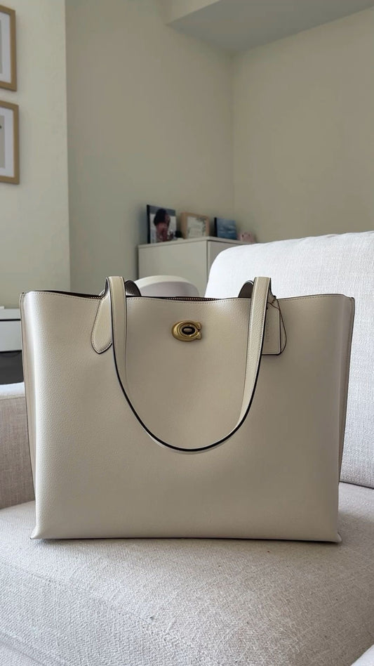 Coach Willow large tote with brand box